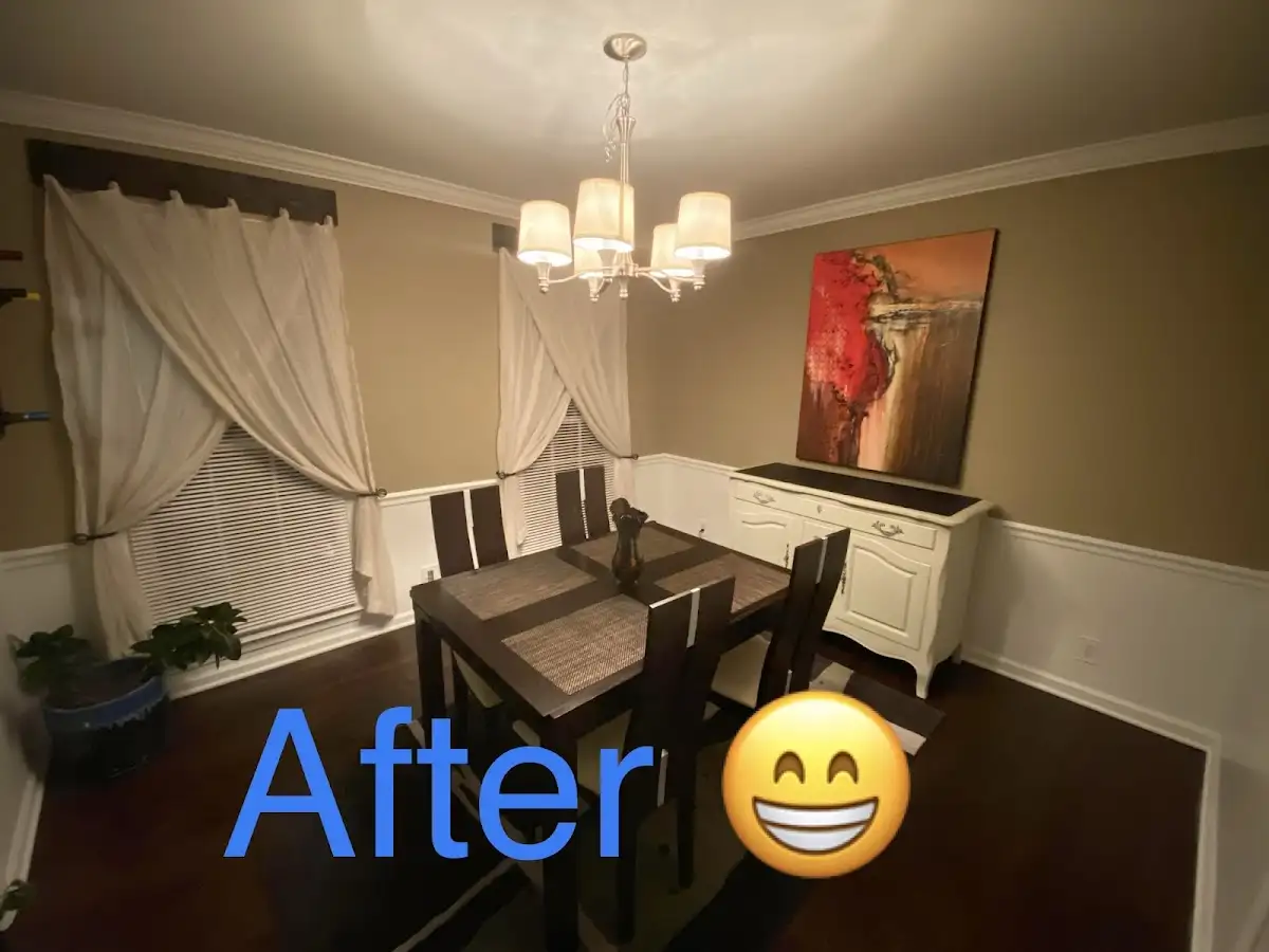 Professional dining room restoration after water damage in Dayton